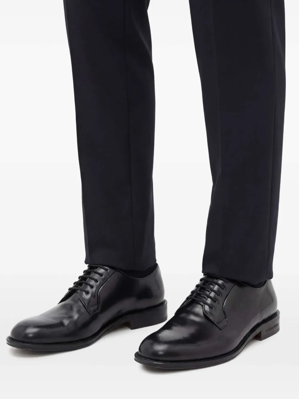 DSQUARED2 leather Derby shoes | Black | Image 1
