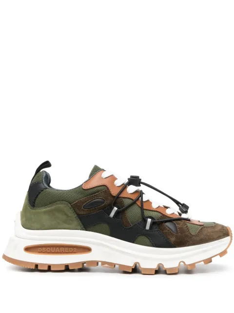 DSQUARED2 tenis bajos con estampado militar