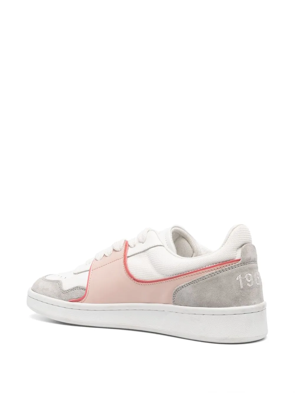 DSQUARED2 COLOUR-BLOCK MAPLE-PATCH LOW-TOP SNEAKERS