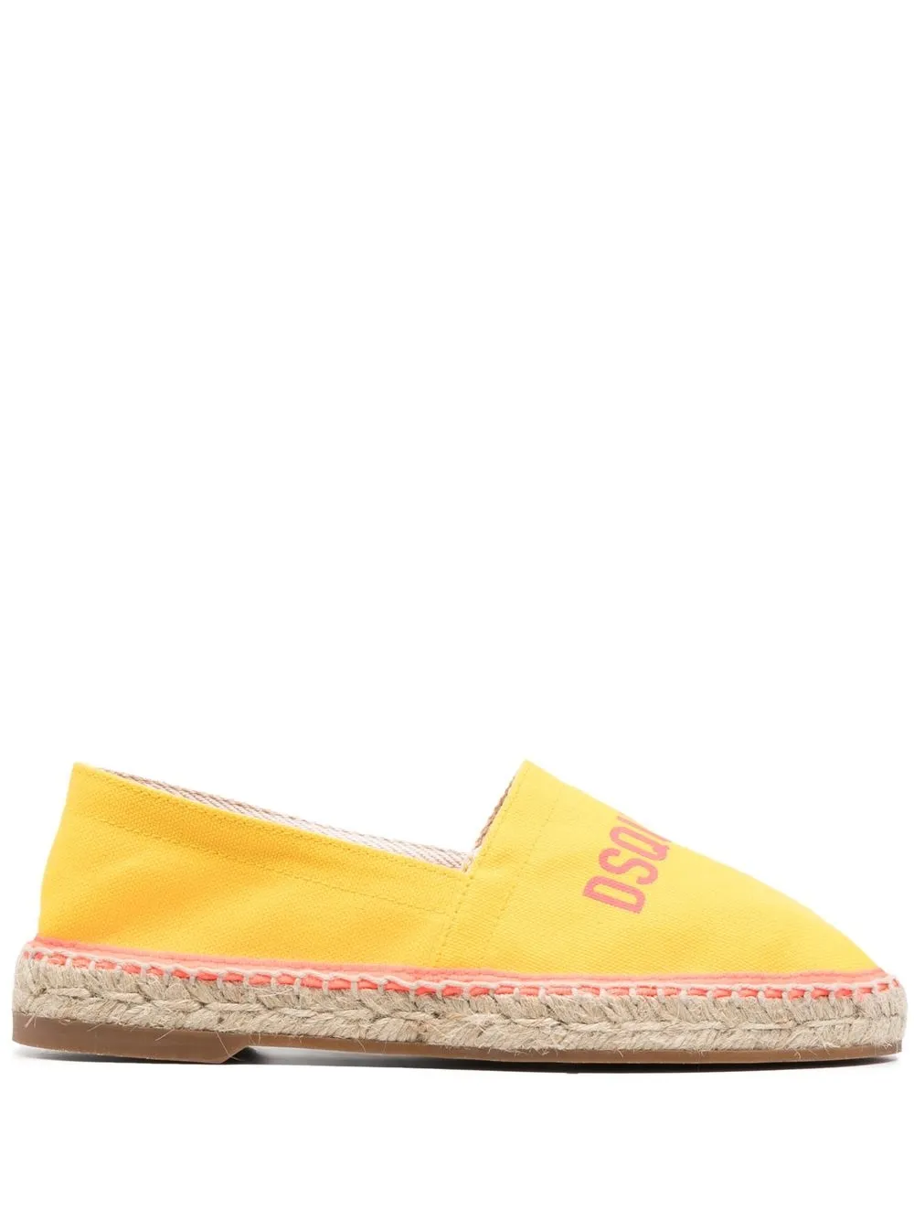 

Dsquared2 logo-print detail espadrilles - Yellow