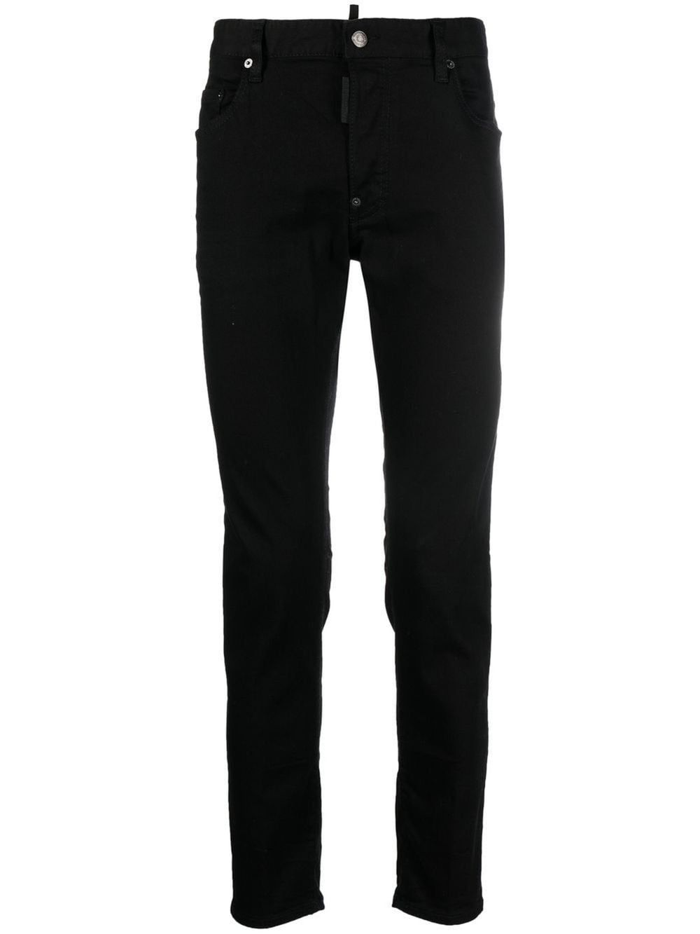 DSQUARED2 LOGO-PATCH SLIM-CUT JEANS