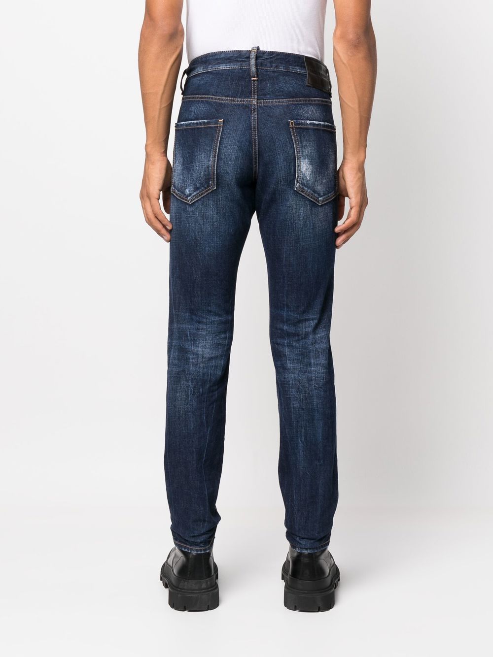 Shop Dsquared2 Slim-cut Denim Jeans In Blue