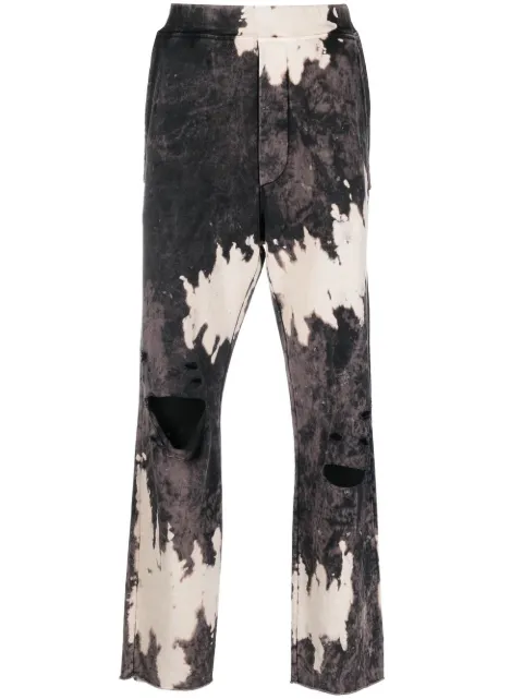 DSQUARED2 joggingbukser med slitageeffekt og logo