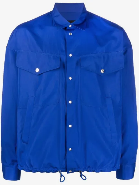 DSQUARED2 logo-print button-up shirt
