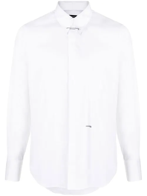 Chemise boutonnée à détail de logo - DSQUARED2 - Modalova