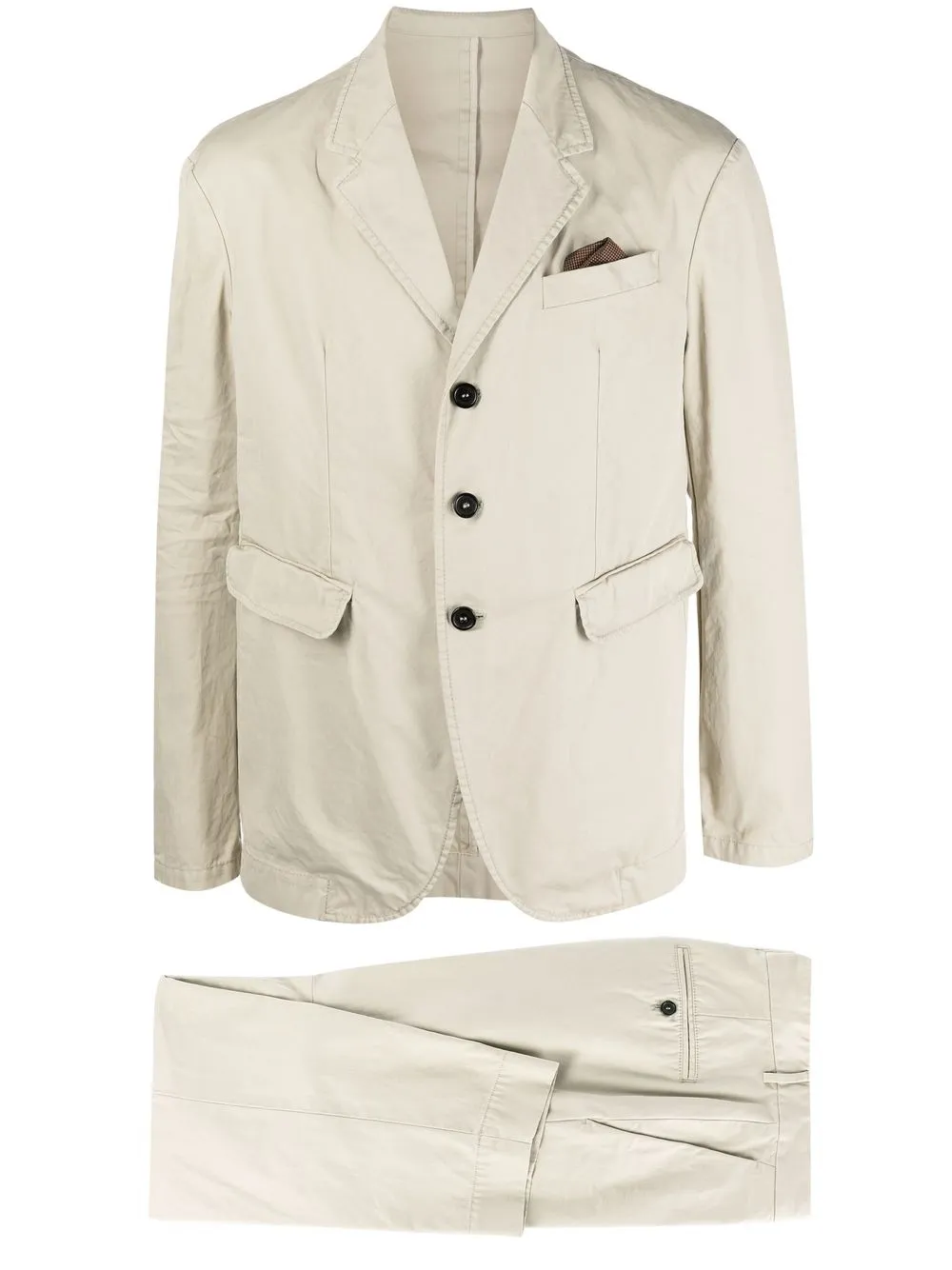 

Dsquared2 single-breasted cotton suit - Neutrals