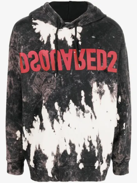 DSQUARED2 hoodie con logo estampado