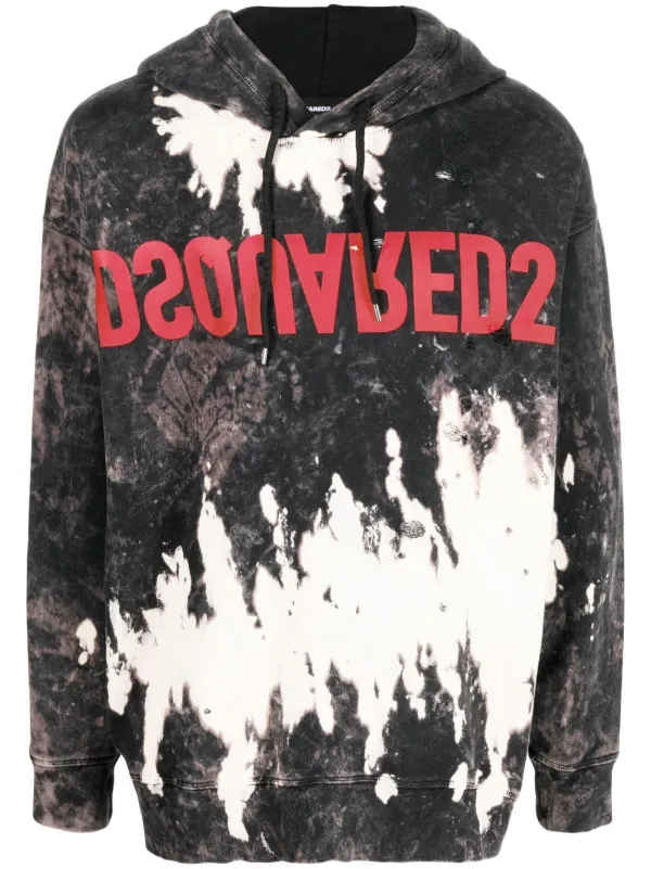 DSQUARED2 ロゴプリントスウェットパーカー DSQUARED2 ディースクエアード パーカー スウェット トレーナー