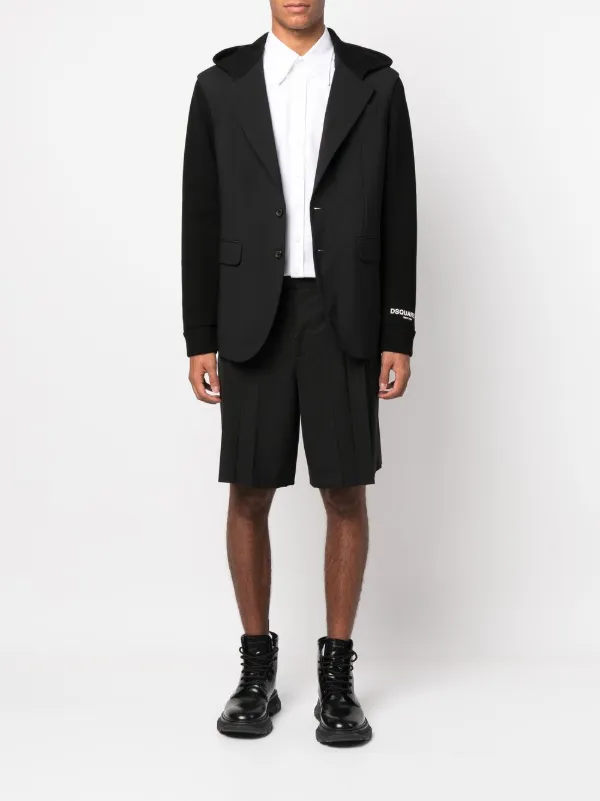 DSQUARED2 ディースクエアード ロゴ ボタン シャツ | ホワイト