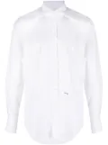 DSQUARED2 logo-detail button-up shirt - White