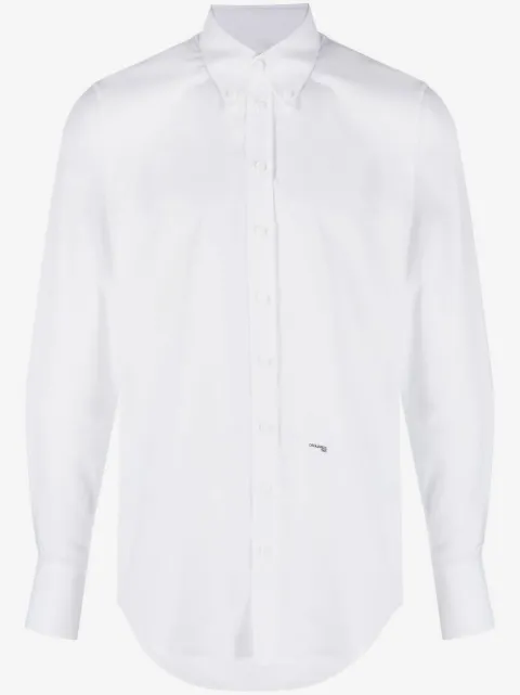 DSQUARED2 camisa con botones y detalle del logo
