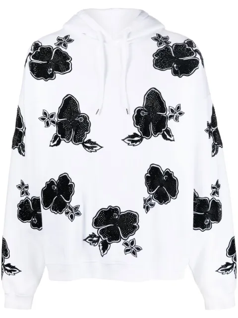 DSQUARED2 hoodie à fleurs