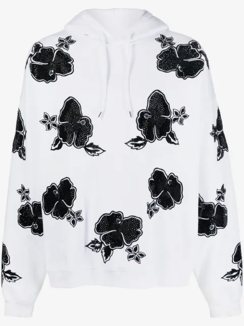 DSQUARED2 floral-print hoodie