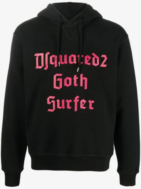 DSQUARED2 slogan-print hoodie