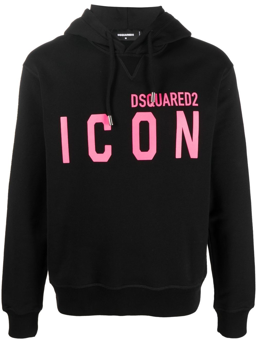 Dsquared2 Icon Logo-print Hoodie In Black