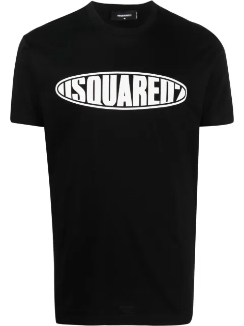 DSQUARED2 playera con logo estampado