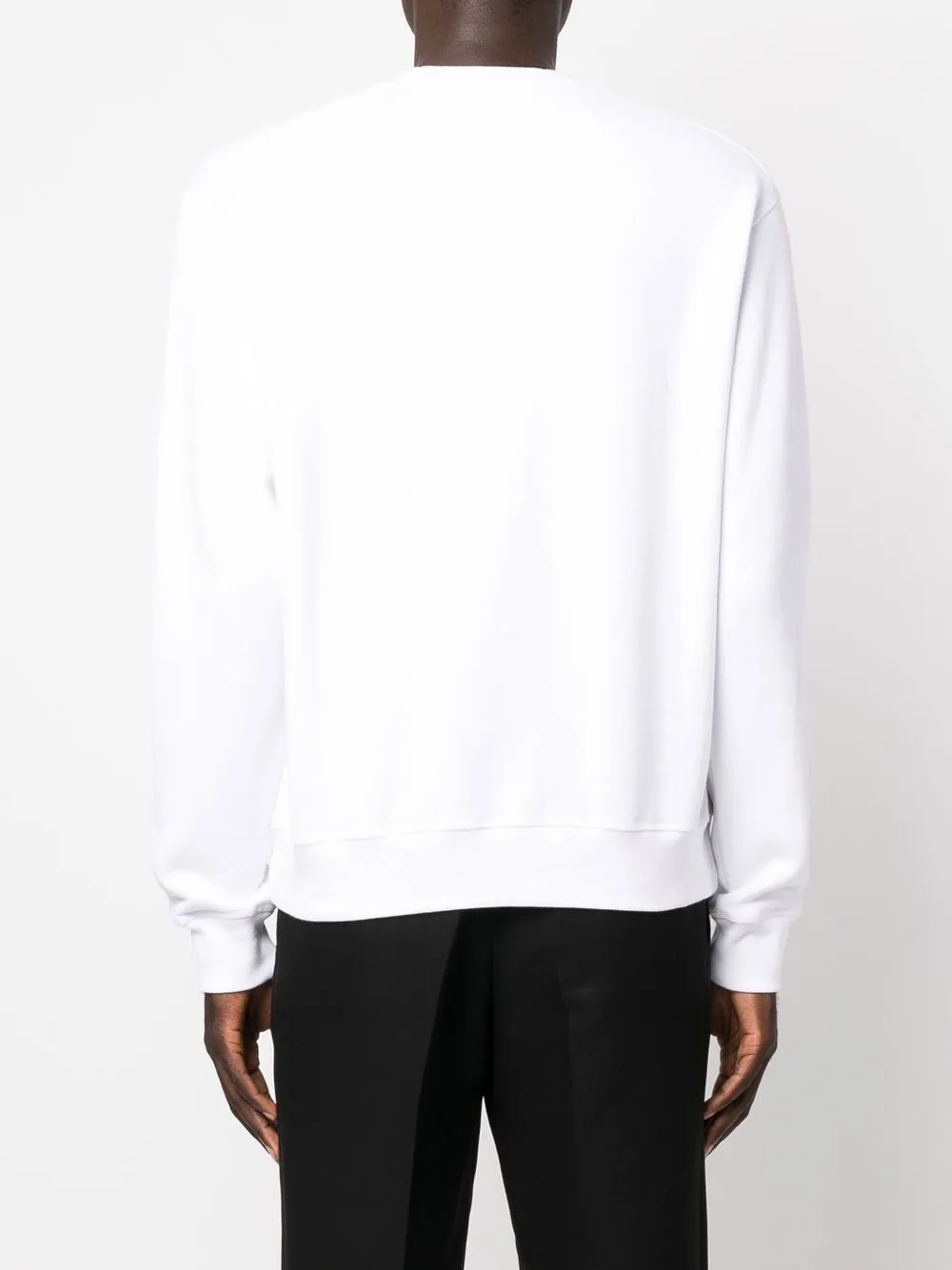 Dsquared2 Graphic-print Long-sleeve Sweatshirt In White