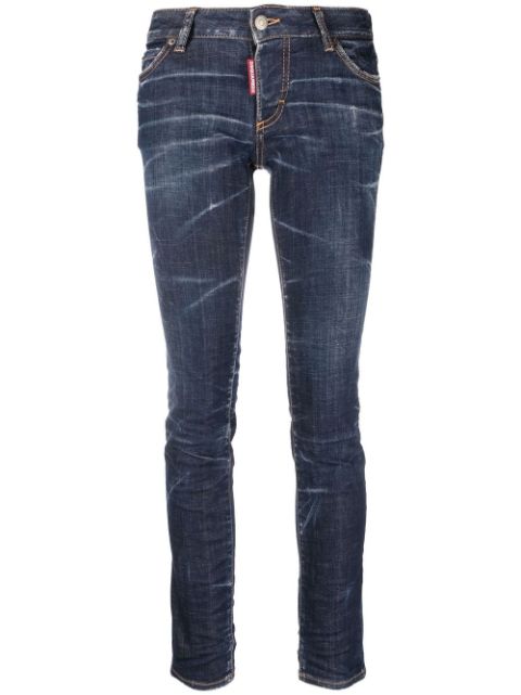 DSQUARED2 distressed skinny-jeans Women