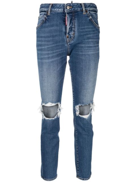 DSQUARED2 cut-out slim denim jeans Women