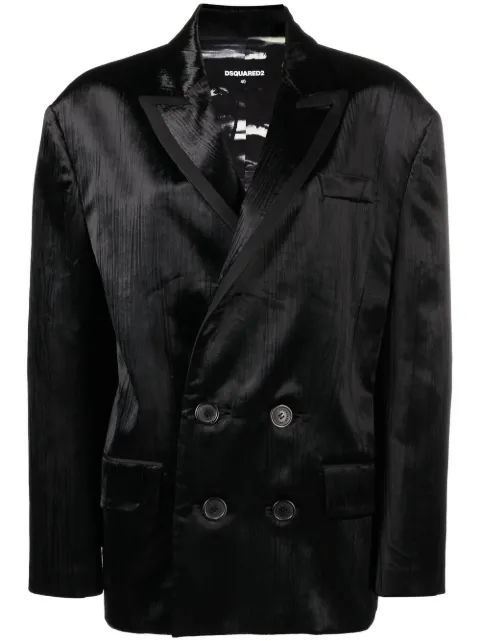 DSQUARED2 Stripe 80s double-breasted blazer