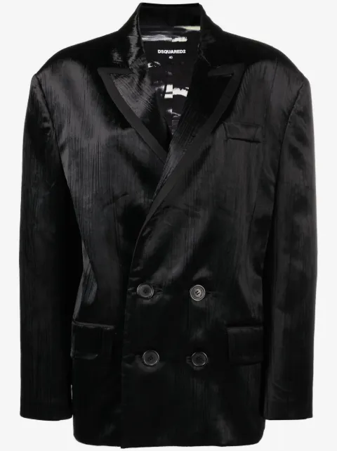 DSQUARED2 Stripe 80s double-breasted blazer