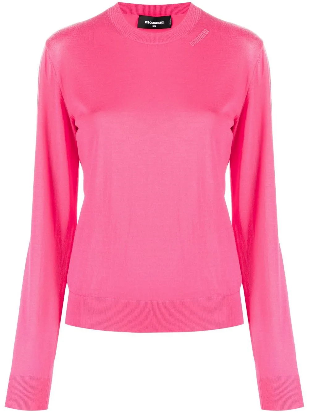 

Dsquared2 crew-neck wool sweatshirt - Pink