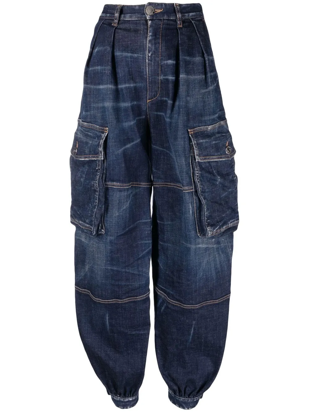 

Dsquared2 cargo-pocket tapered jeans - Blue