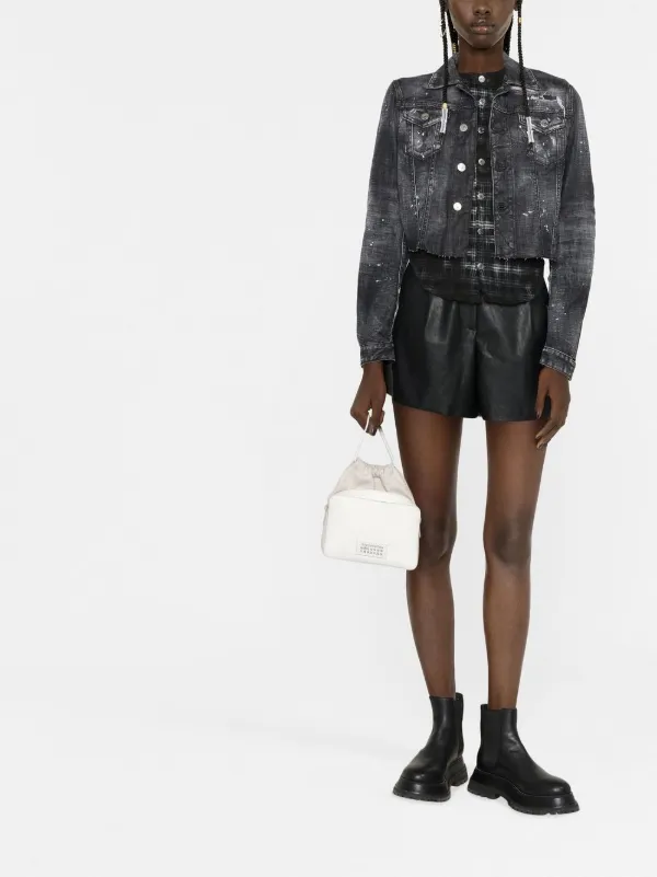 DSQUARED2 ディースクエアード ダメージ デニムジャケット | ブラック