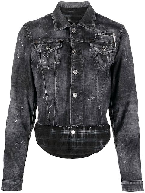 Dsquared2 distressed-effect denim jacket