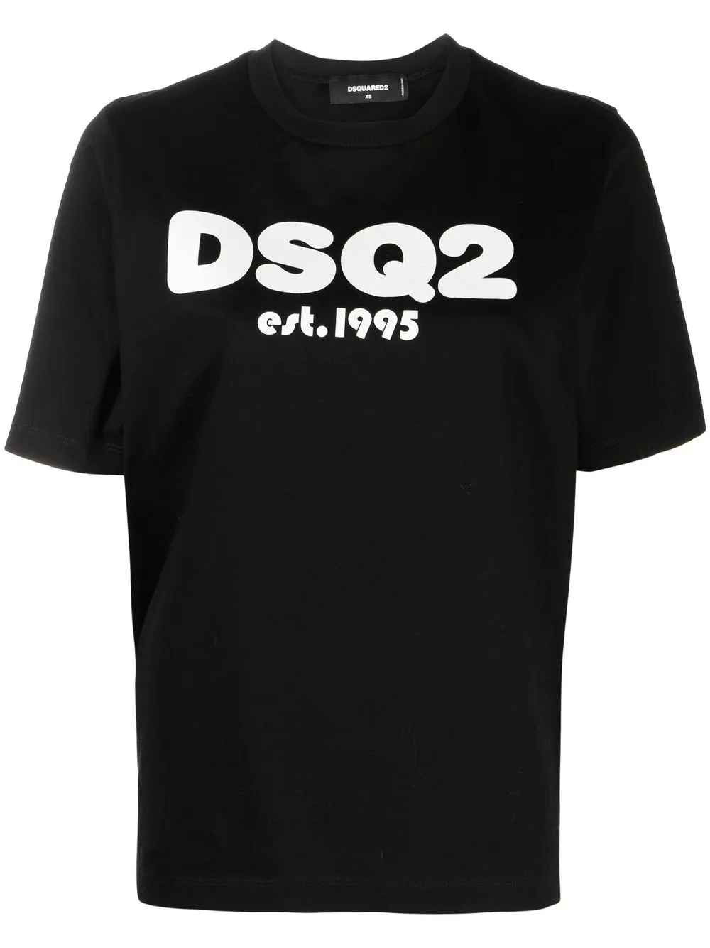 

Dsquared2 playera manga corta con logo estampado - Negro