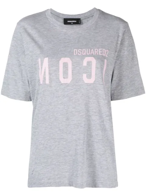 DSQUARED2 playera Icon estampada