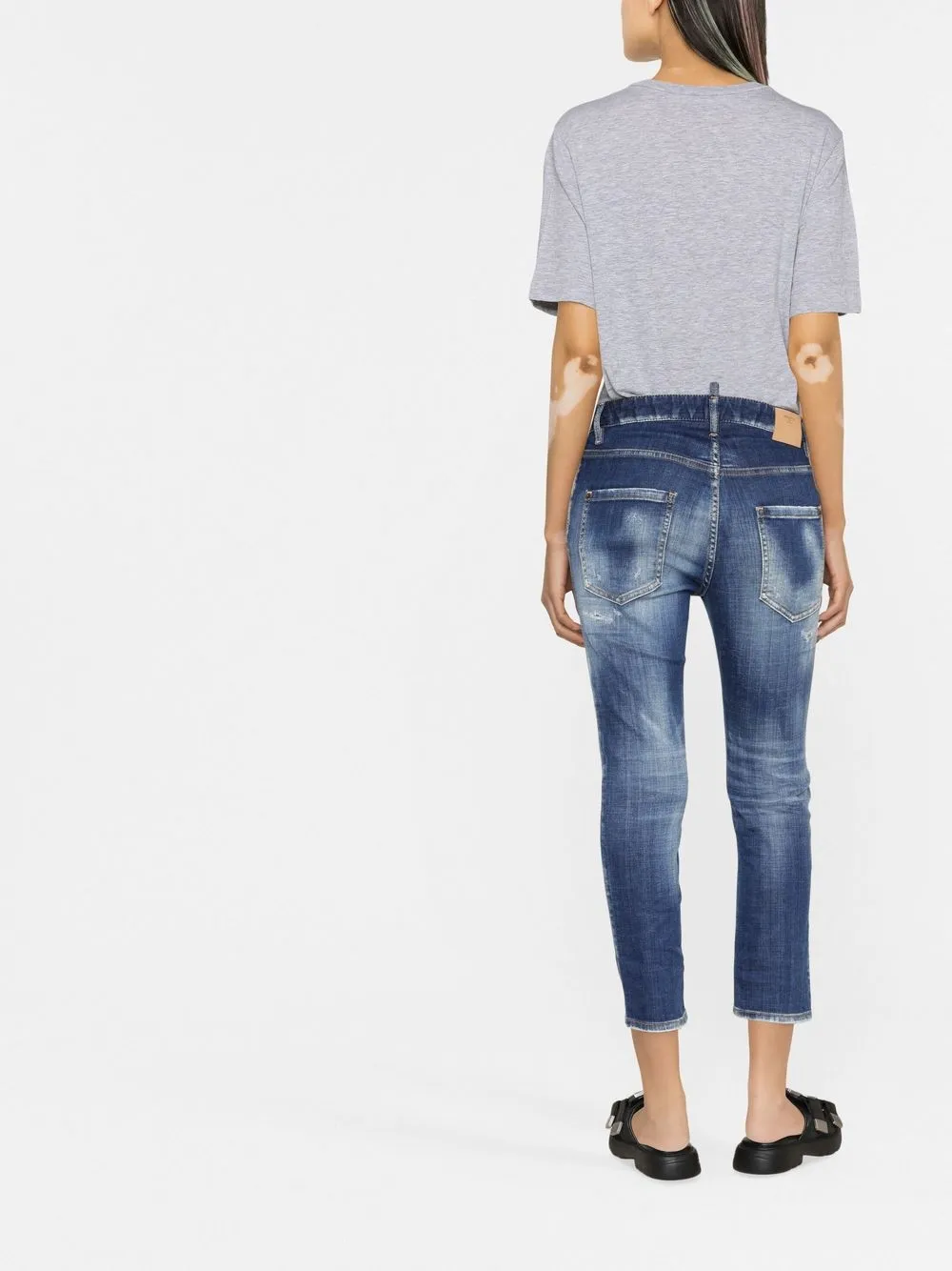 Dsquared2 Logo-print T-shirt In Grey