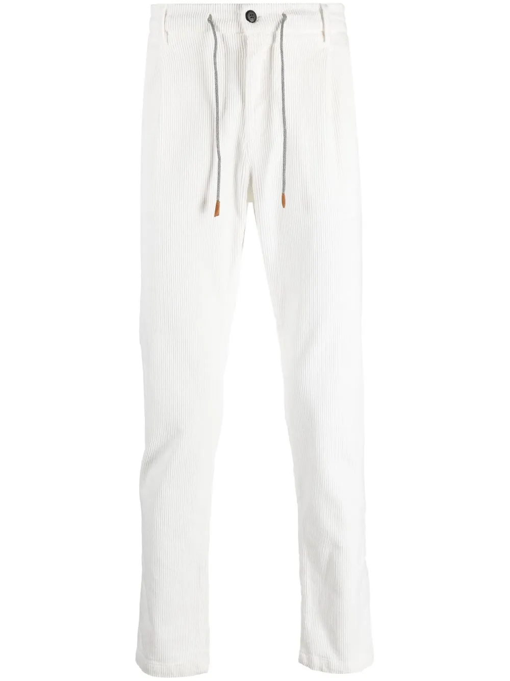 

Eleventy pantalones rectos con bolsillos - Blanco