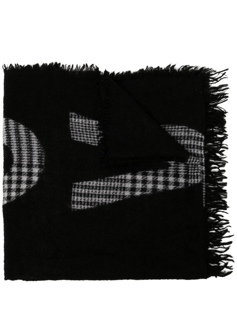

Faliero Sarti mascada con varios estampados - Negro