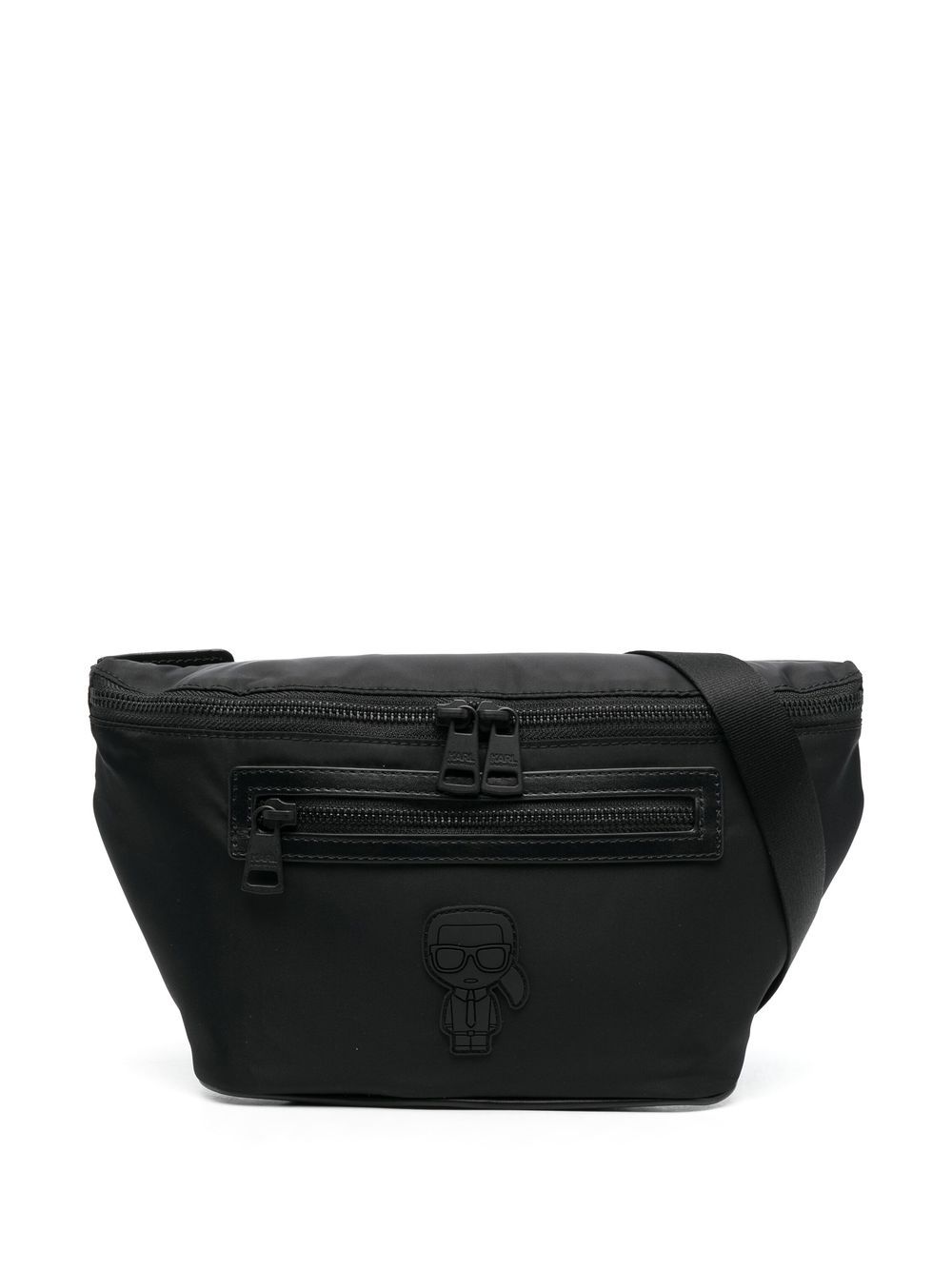 

Karl Lagerfeld Ikonik patch belt bag - Black