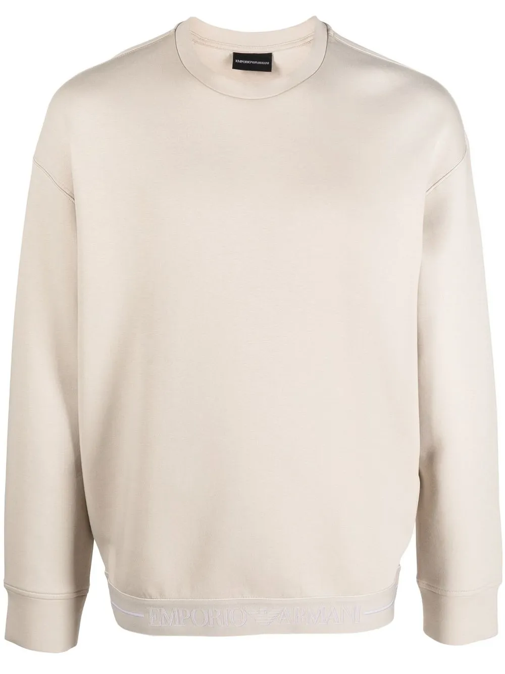 

Emporio Armani sudadera con banda del logo - Neutro