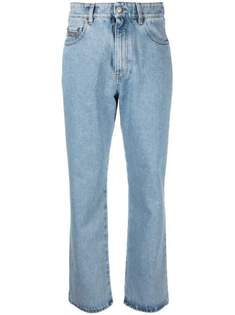 GCDS high-waist straight jeans