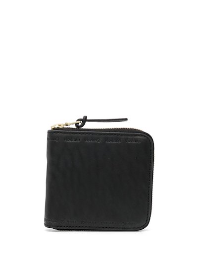 visvim - embossed-logo zip-fastening wallet