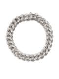 SHAY 18kt white gold diamond chain-link bracelet - Silver