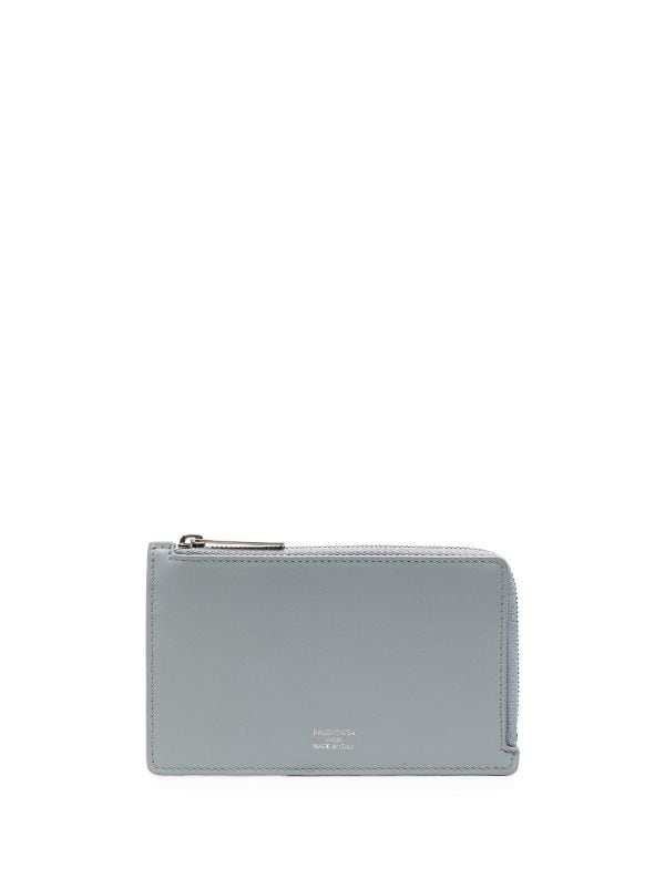 Balenciaga logo-print Leather Wallet - Farfetch