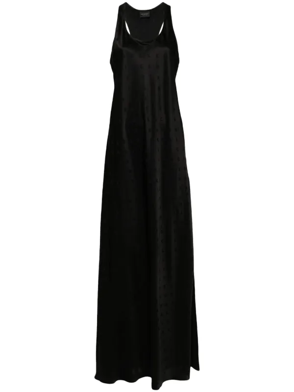 Balenciaga Letters Gown in Black