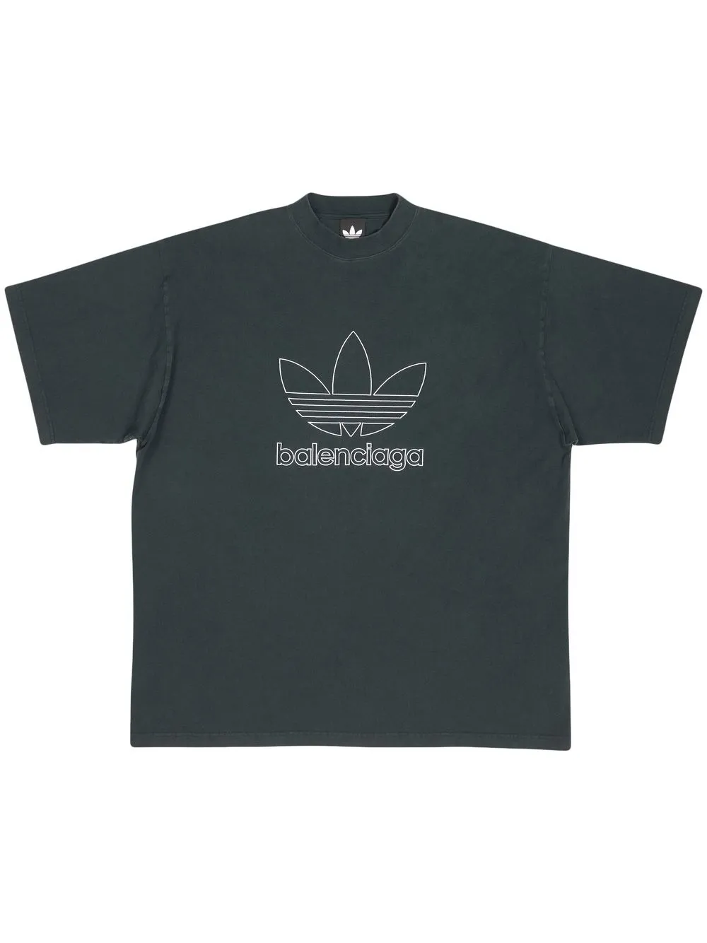 x adidas Trefoil print T-shirt