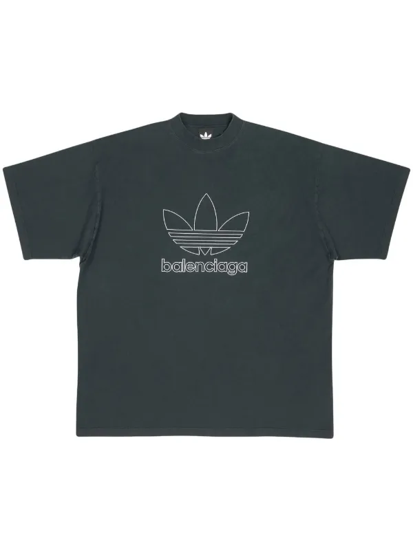 x adidas ロゴ Tシャツ