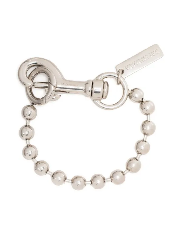 Balenciaga Skate Clasp ball-chain Bracelet - Farfetch