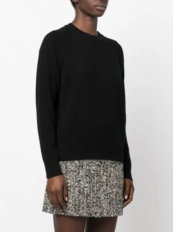 Barrie クルーネック カシミアセーター | ブラック | FARFETCH JP