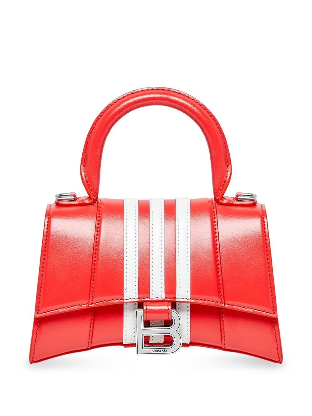 Balenciaga X Adidas Xs Hourglass Mini Bag In Red
