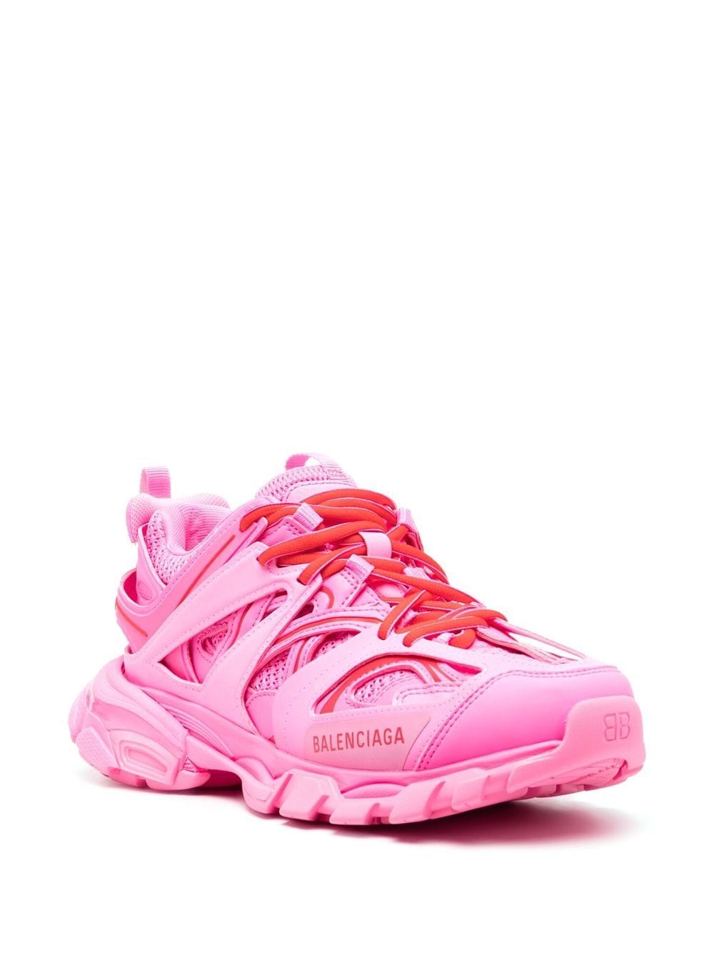 Shop Balenciaga Track Lace-up Sneakers In Pink