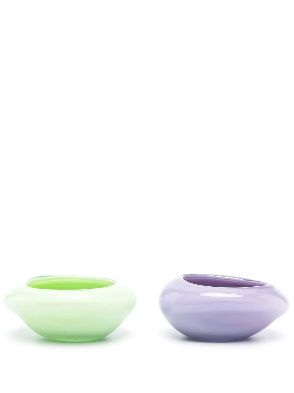 

Helle Mardahl Glass Candy dish pack of two - Green