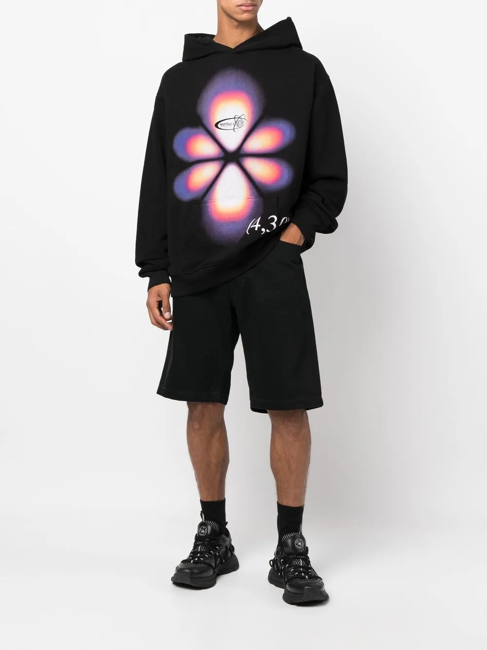 MSFTSrep Hoodie met grafische print - Zwart