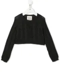 Douuod Kids cable knit wool jumper - Grey